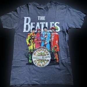 The Beatles Gray Short Sleeve Tee